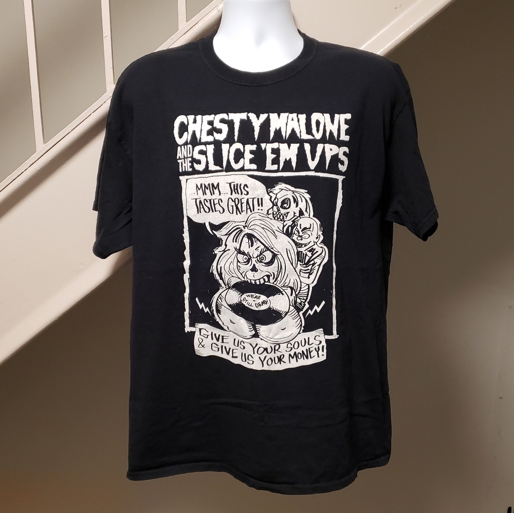 Chesty Malone And The Slice Em' Ups XL T-Shirt - Picture 1 of 7